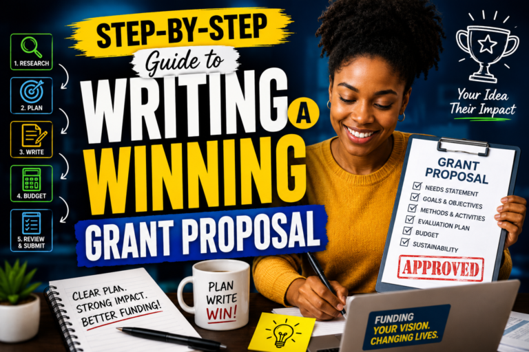 step by step guide how to write a winning grant proposal