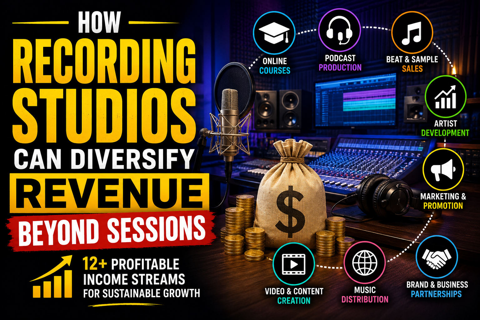 Recording Studios Can Diversify Revenue Beyond Sessions