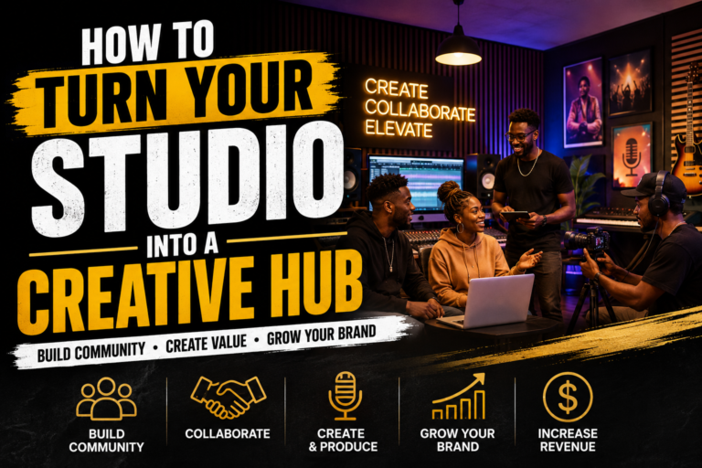 How to Turn Your Studio Into a Creative Hub That Attracts Artists, Brands, and Business Opportunities