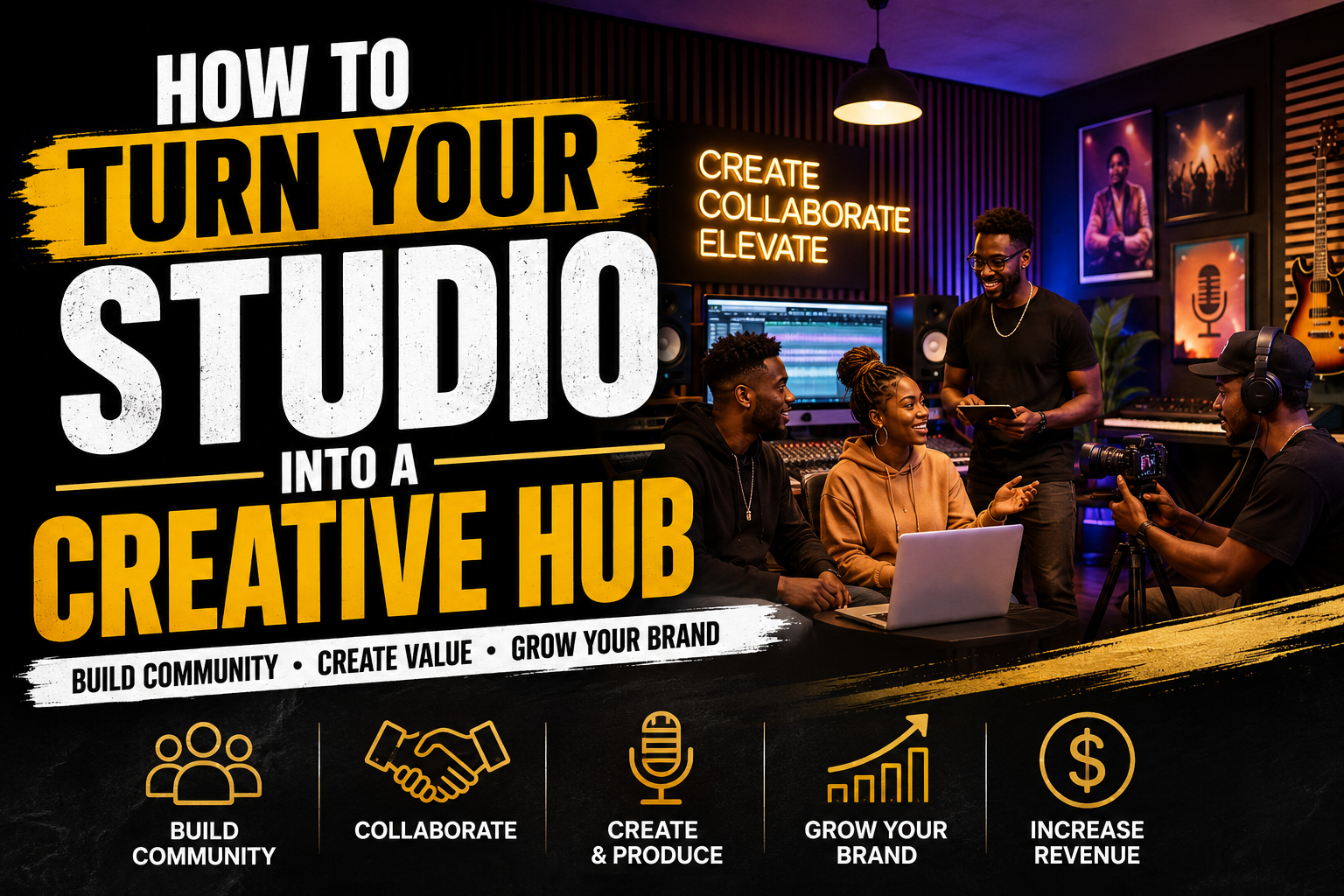 How to Turn Your Studio Into a Creative Hub That Attracts Artists, Brands, and Business Opportunities