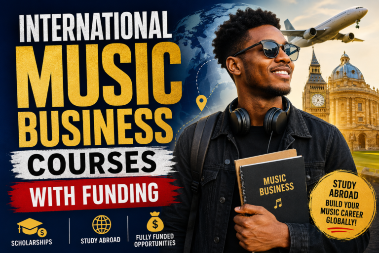 International Music Business Courses With Funding
