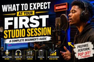 first recording studio session