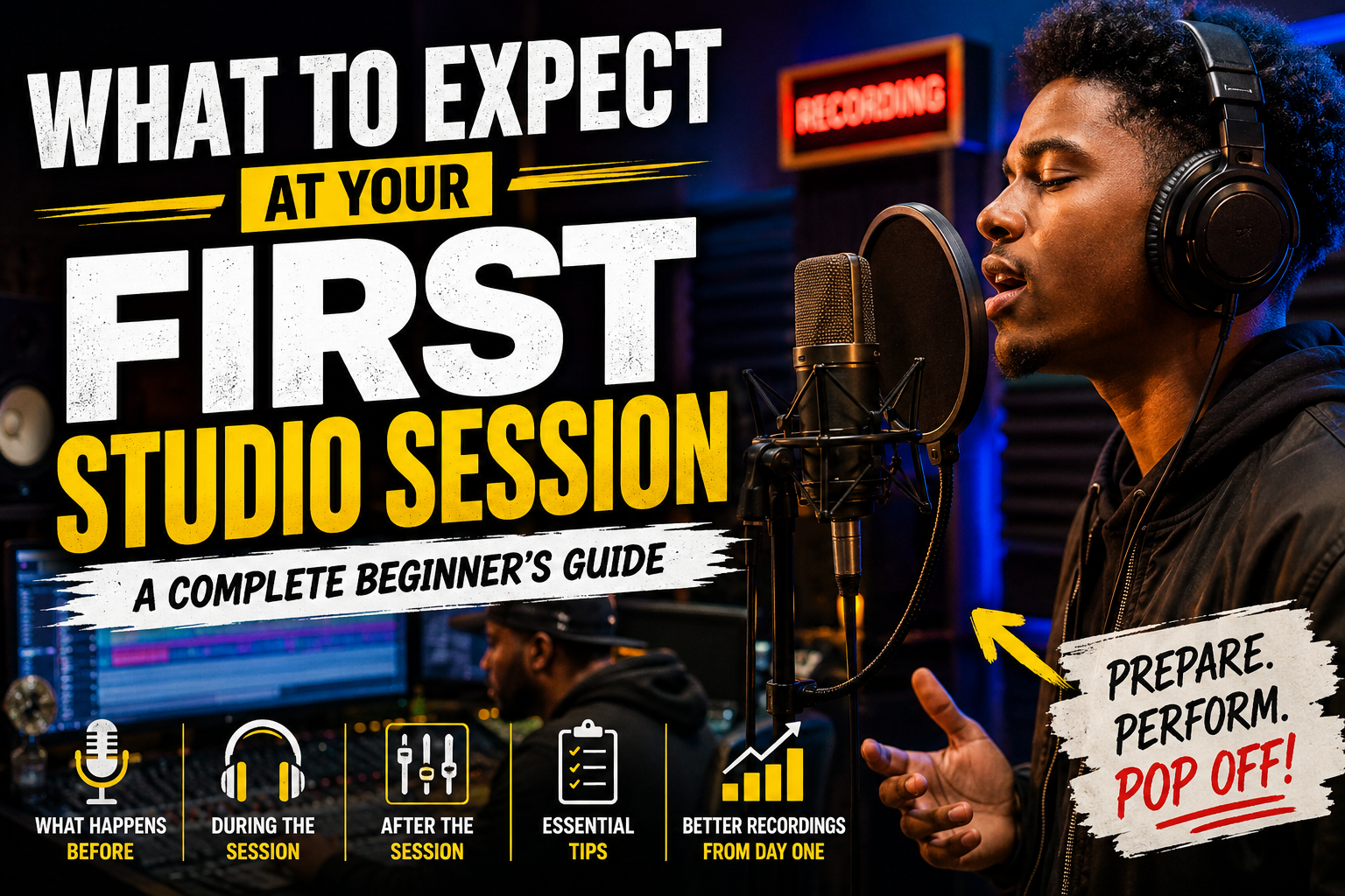 first recording studio session